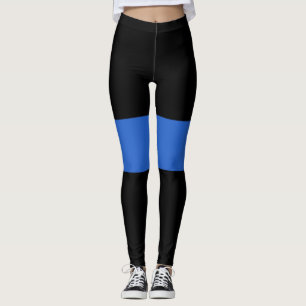 Solidariteitssymbool van de Thin Blue Line Vlag va Leggings