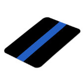 Solidariteitssymbool van de Thin Blue Line Vlag va Magneet (Linkerzijde)