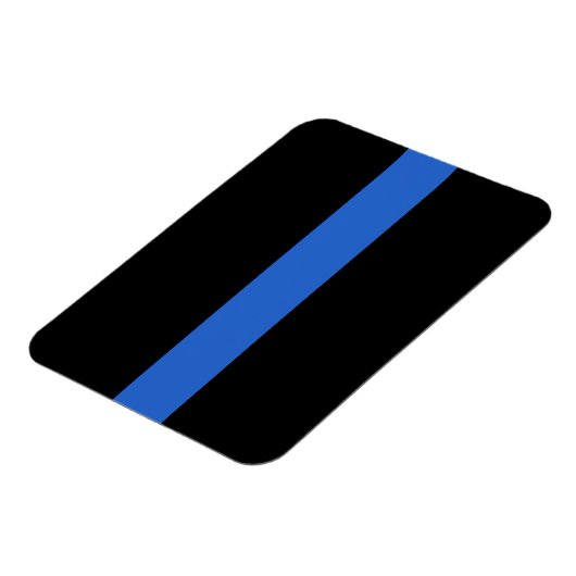 Solidariteitssymbool van de Thin Blue Line Vlag va Magneet (Linkerzijde)