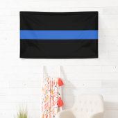 Solidariteitssymbool van de Thin Blue Line Vlag va Spandoek (Insitu)