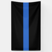 Solidariteitssymbool van de Thin Blue Line Vlag va Spandoek (Verticaal)
