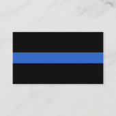 Solidariteitssymbool van de Thin Blue Line Vlag va Visitekaartje (Voorkant)