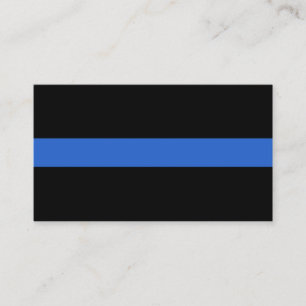 Solidariteitssymbool van de Thin Blue Line Vlag va Visitekaartje