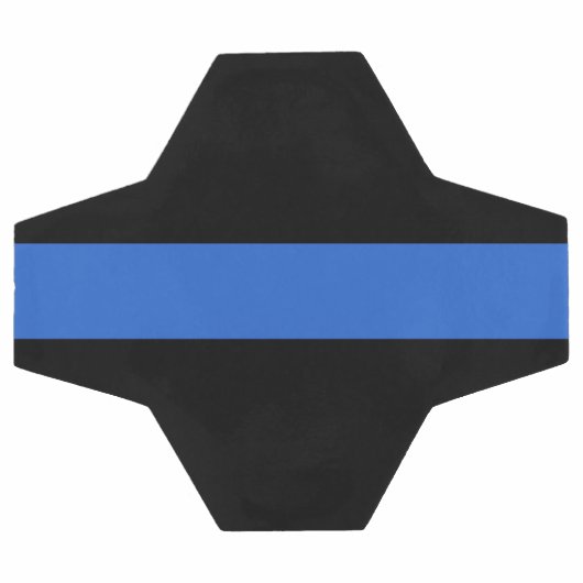 Solidariteitssymbool van de Thin Blue Line Vlag va Voetbal (Enkel)