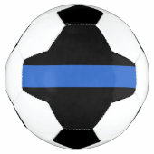 Solidariteitssymbool van de Thin Blue Line Vlag va Voetbal (Voorkant)