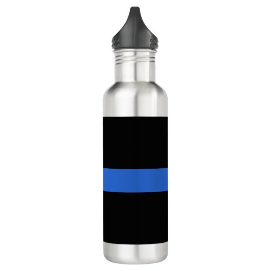 Solidariteitssymbool van de Thin Blue Line Vlag va Waterfles (Links)