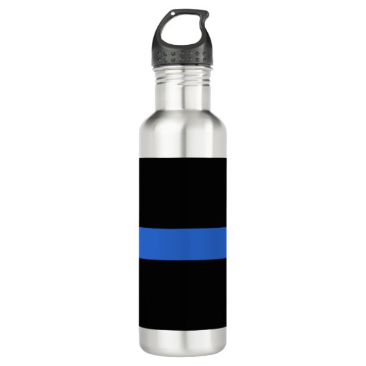 Solidariteitssymbool van de Thin Blue Line Vlag va Waterfles (Voorkant)