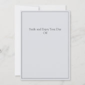 Solidarity Worker Unity Labor Day met Amerikaanse  Bedankkaart (Achterkant)