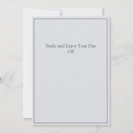 Solidarity Worker Unity Labor Day met Amerikaanse  Bedankkaart (Achterkant)