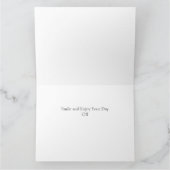 Solidarity Worker Unity Labor Day met Amerikaanse Bedankkaart (Binnen)