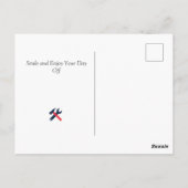 Solidarity Worker Unity Labor Day met Amerikaanse Briefkaart (Achterkant)