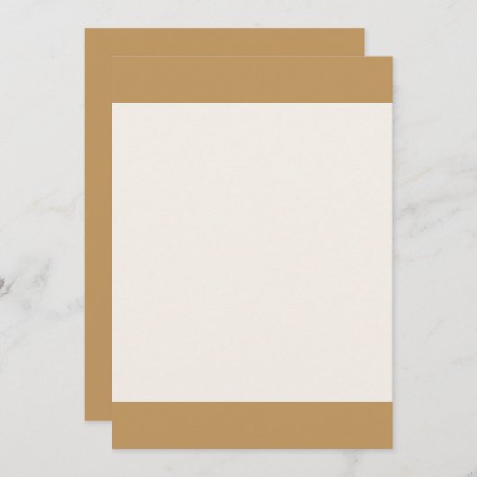 Solide Azteekse gouden kleur (Voorkant / Achterkant)