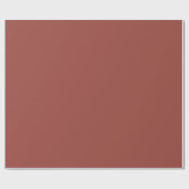 Solide Cognac Kleur Minimalistische Plain Modern Cadeaupapier (Vlak)