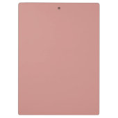 Solide Cognac Kleur Minimalistische Plain Modern Klembord (Achterkant)