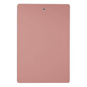 Solide Cognac Kleur Minimalistische Plain Modern Mini Klembord (Achterkant)