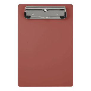 Solide Cognac Kleur Minimalistische Plain Modern Mini Klembord