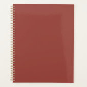 Solide Cognac Kleur Minimalistische Plain Modern Planner
