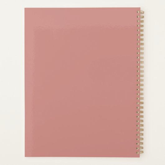 Solide Cognac Kleur Minimalistische Plain Modern Planner