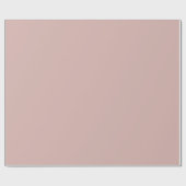 Solide "Dusty Blush" Cadeaupapier (Vlak)