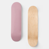 Solide, effen kwartsblush persoonlijk skateboard (Voorkant)