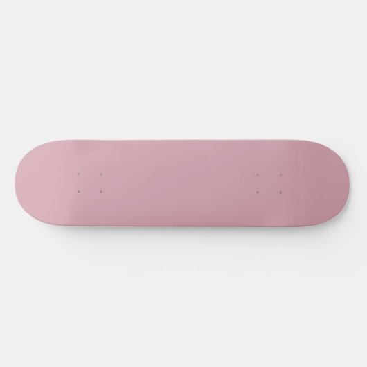 Solide, effen kwartsblush persoonlijk skateboard (Horizontaal)