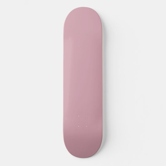 Solide, effen kwartsblush persoonlijk skateboard (Voorkant)