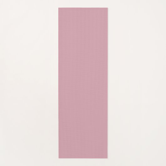 Solide, effen kwartsblush yogamat (Voorkant)
