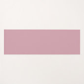 Solide, effen kwartsblush yogamat (Voorkant (horizontaal))