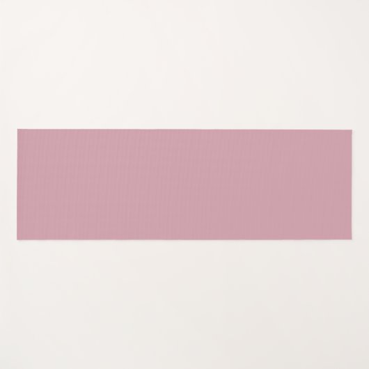 Solide, effen kwartsblush yogamat (Voorkant (horizontaal))