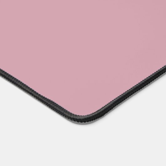 Solide, effen roze kwarts blush desk mat (Hoek)