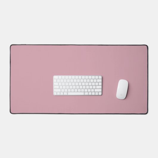 Solide, effen roze kwarts blush desk mat (Keyboard & Muis)