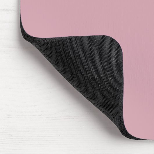Solide, effen roze kwarts Blush Mousepad Muismat (Hoek)