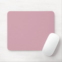 Solide, effen roze kwarts Blush Mousepad