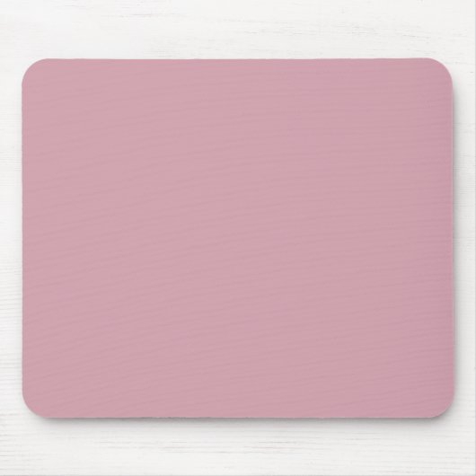 Solide, effen roze kwarts Blush Mousepad Muismat (Voorkant)