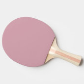 Solide, effen roze kwarts Blush Ping Pong Paddle Tafeltennisbatje (Zijkant)