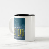 Solide Gebouwd Beste Dad Racing Car Mok (Voorkant links)