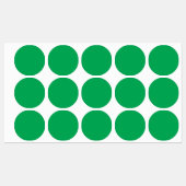 Solide groene achtergrond labels (Vel)