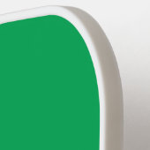 Solide groene achtergrond pickleball paddle (Links Detail)