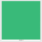 Solide groene achtergrond sticker (Vel)