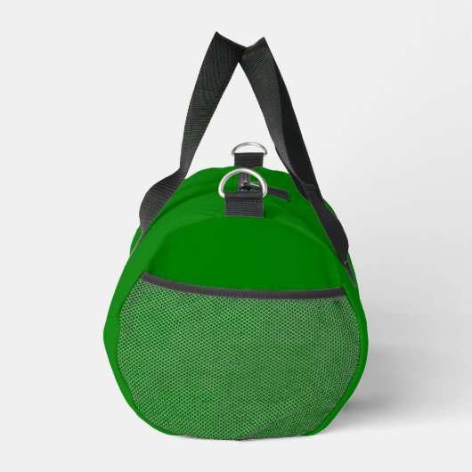 Solide Groene Duffle Bag – Minimale look, Max Spac Plunjezak (Rechts)