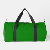 Solide Groene Duffle Bag – Minimale look, Max Spac Plunjezak (Achterkant)