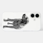 Solide houding, dagelijks pantser Case-Mate iPhone case (Achterkant (horizontaal))
