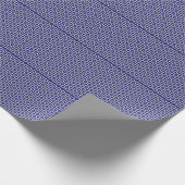 Solide middernachtblauw vierkante vormen cadeaupapier (Hoek)