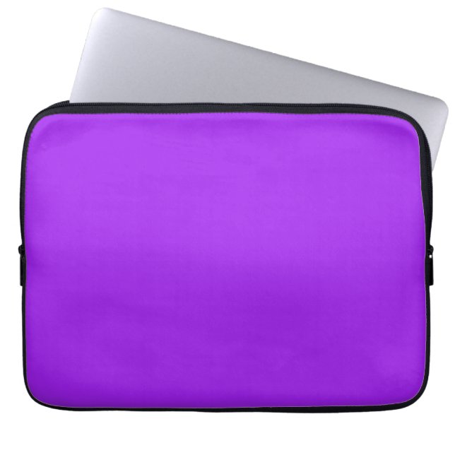 Solide Paarse 13 inch Neopreen Laptophoes Laptop Sleeve (Voorkant)