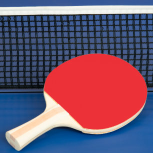 Solide rode achtergrond tafeltennisbatje