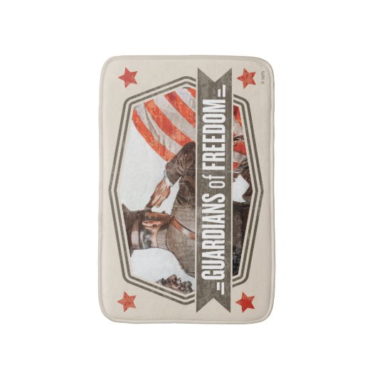 Solider-Guardian of Freedom Badmat (Voorkant Verticaal)