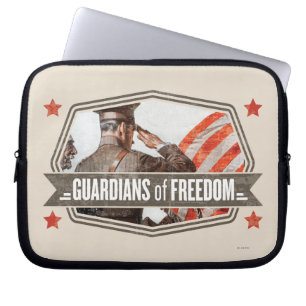 Solider-Guardian of Freedom Laptop Sleeve