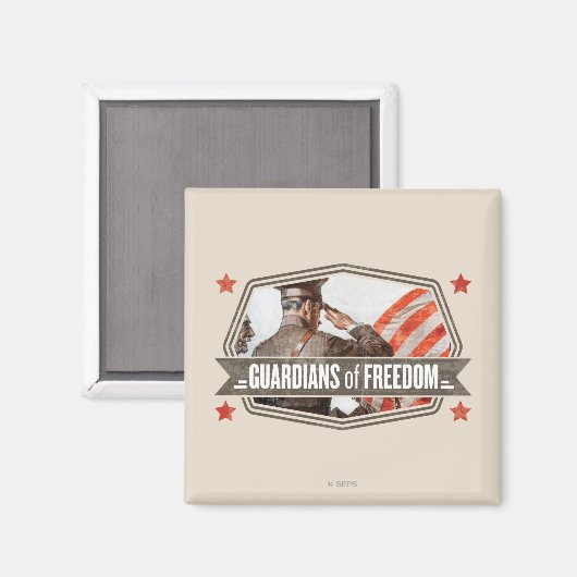 Solider-Guardian of Freedom Magneet (Voorkant / Achterkant)