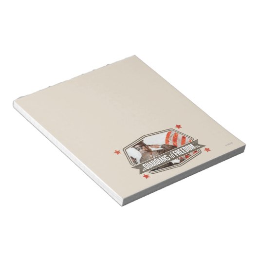 Solider-Guardian of Freedom Notitieblok (Schuin)