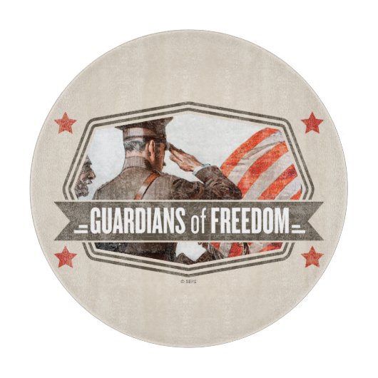 Solider-Guardian of Freedom Snijplank (Voorkant)